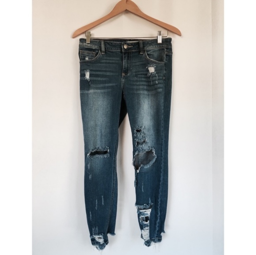 Cello distressed skinny jeans